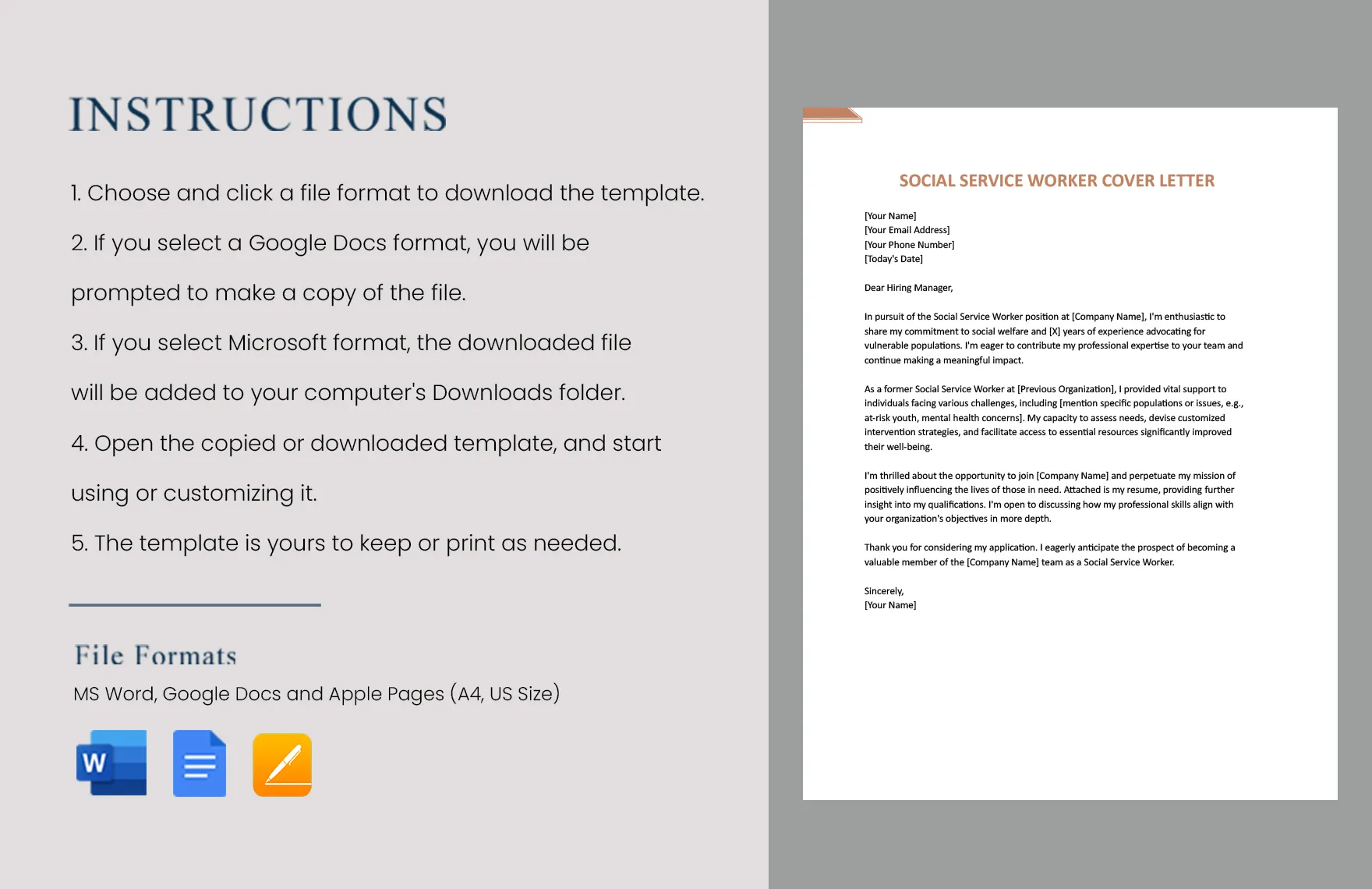 40474 tailoring cover letter