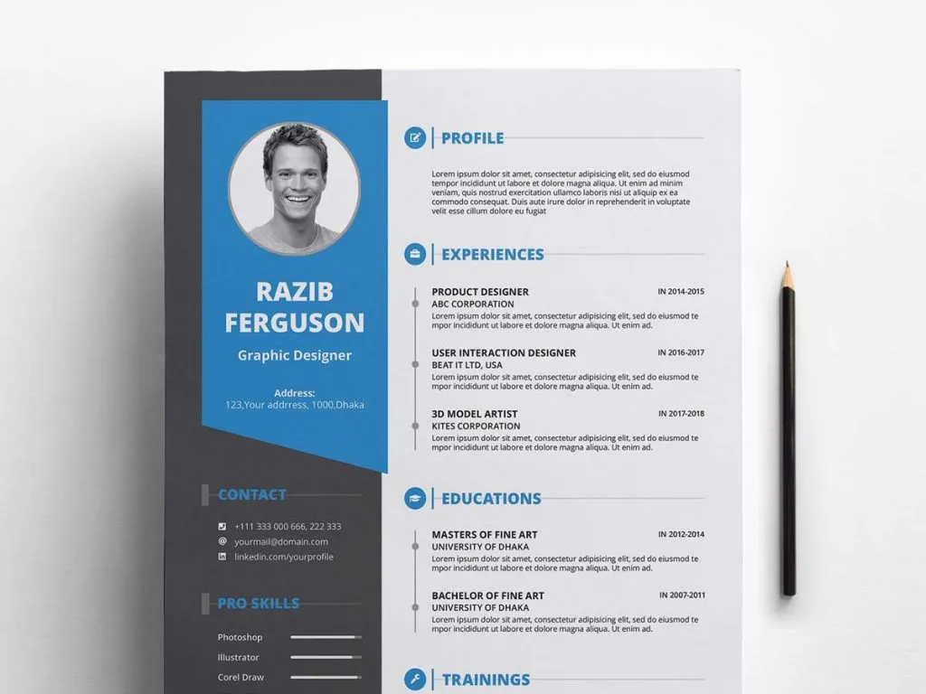 40481 classic resume template