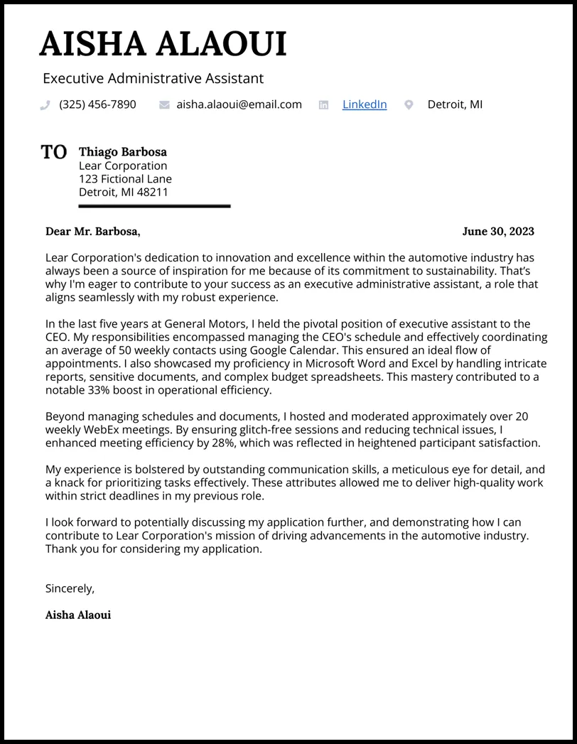 40486 tailoring cover letter