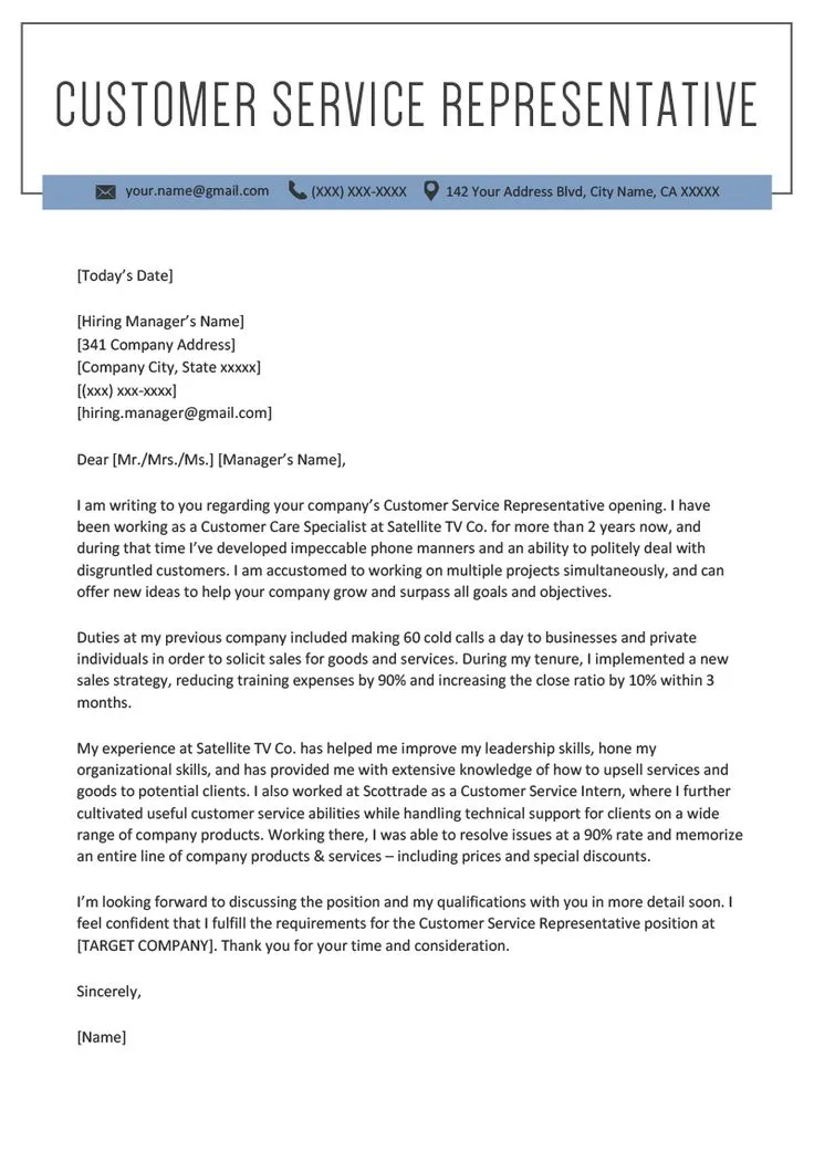 40494 cover letter example customer service 1