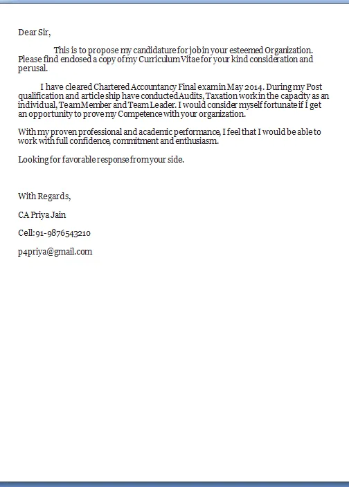 40495 cover letter body