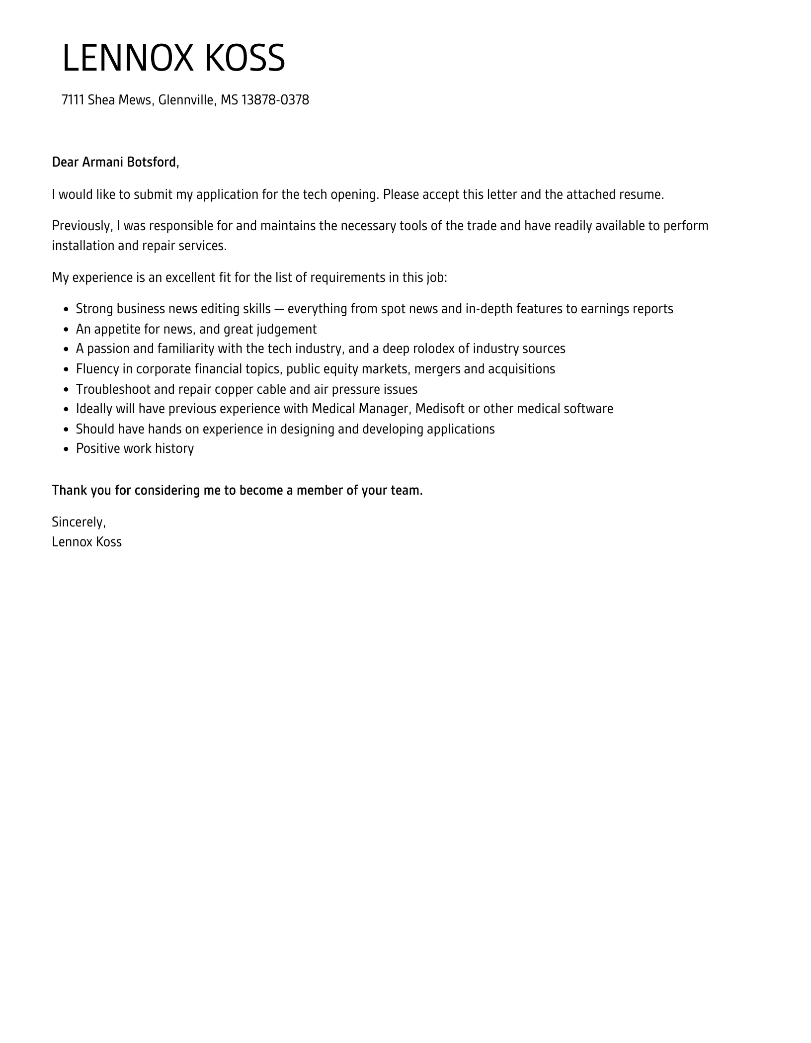 40498 cover letter example