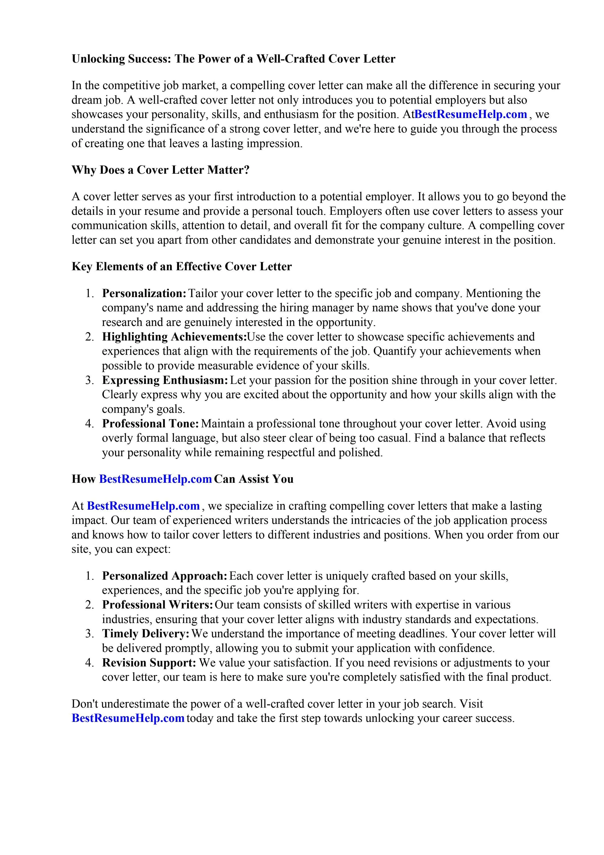 40500 cover letter mistakes