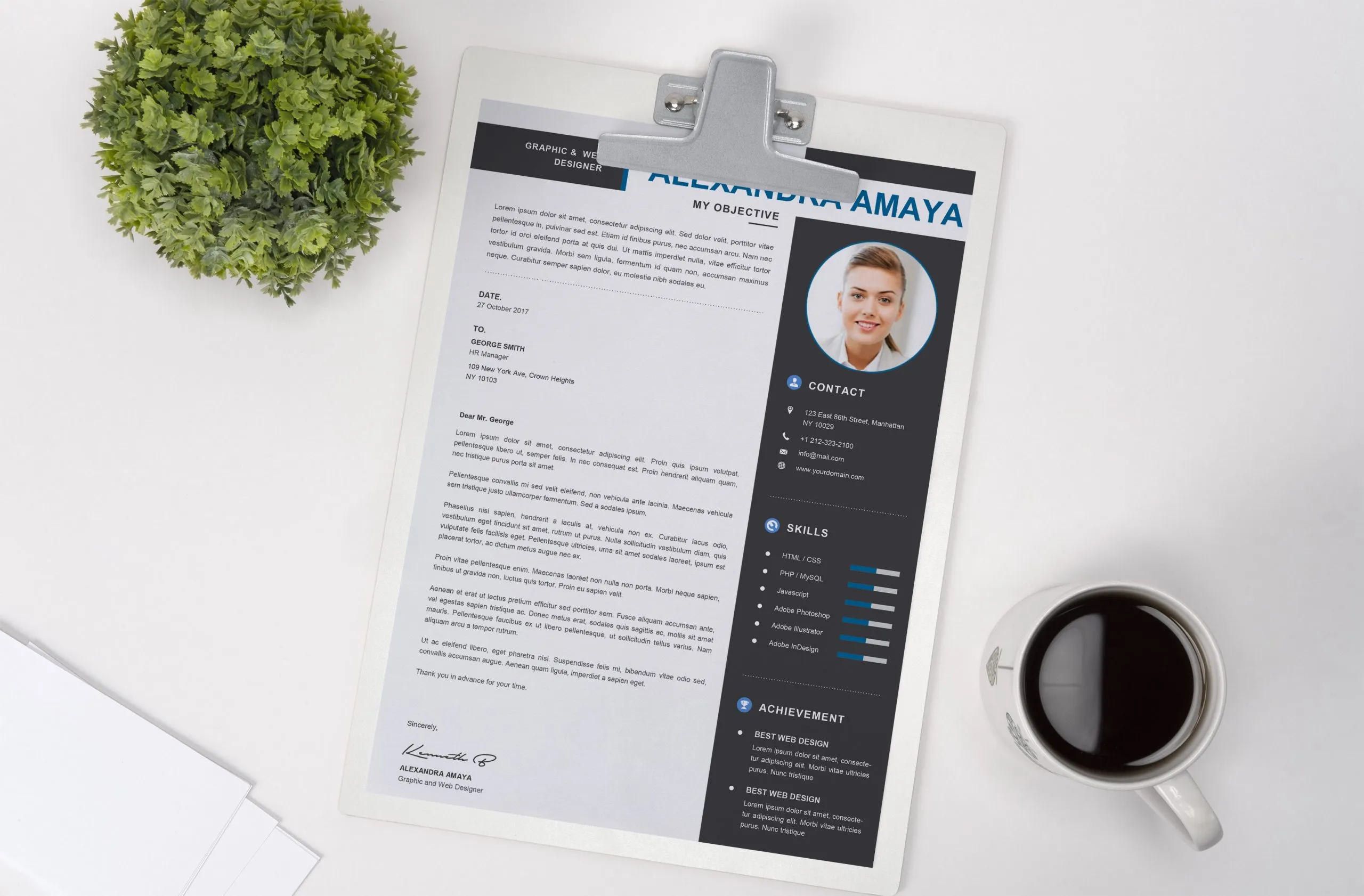 40501 action verbs cover letter