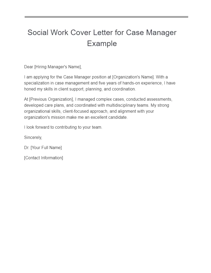 40505 caseworker cover letter header