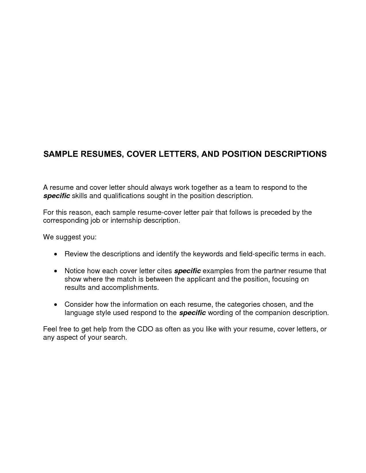 40508 cover letter importance