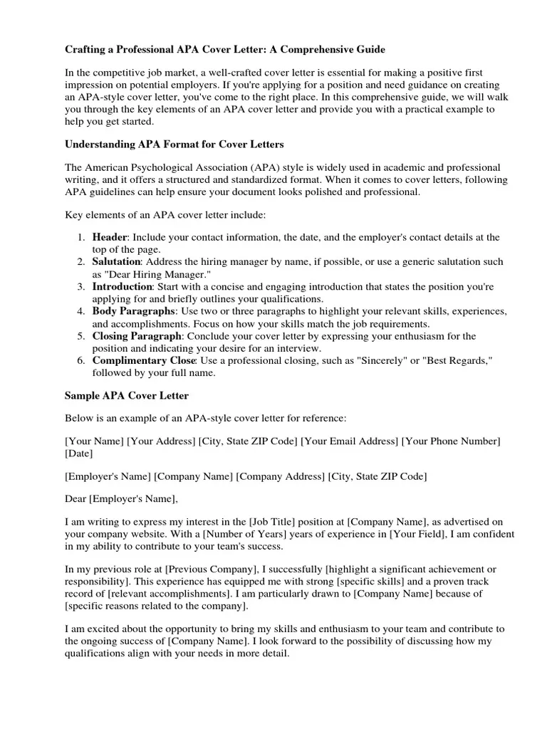 40511 cover letter mistakes