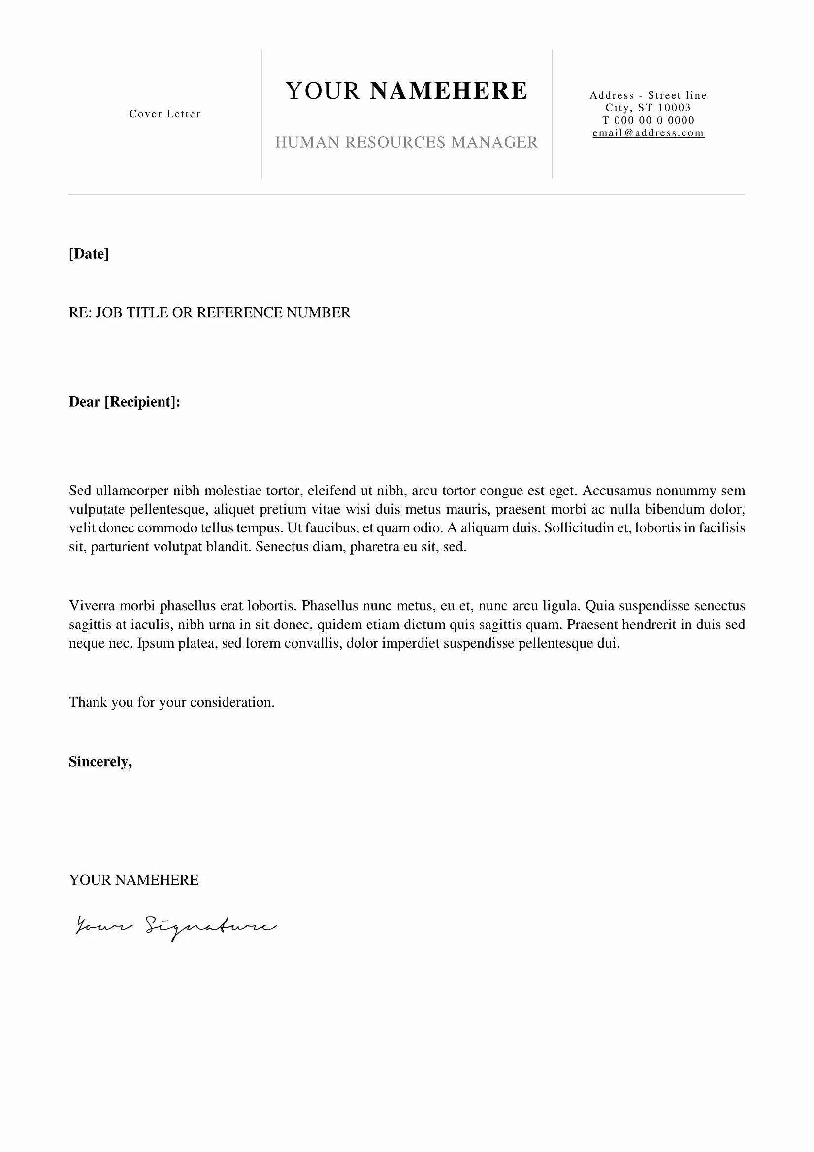 40512 key elements cover letter
