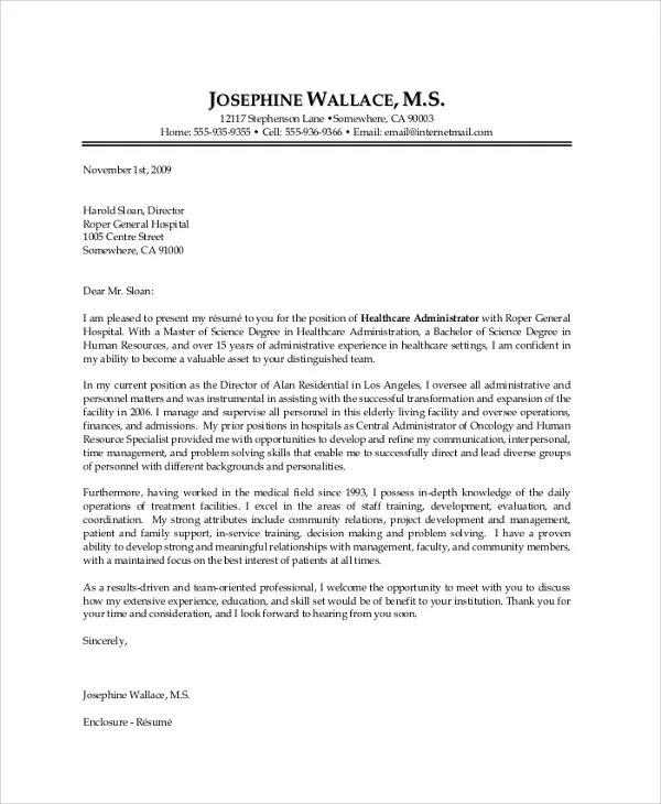 40517 cover letter formatting