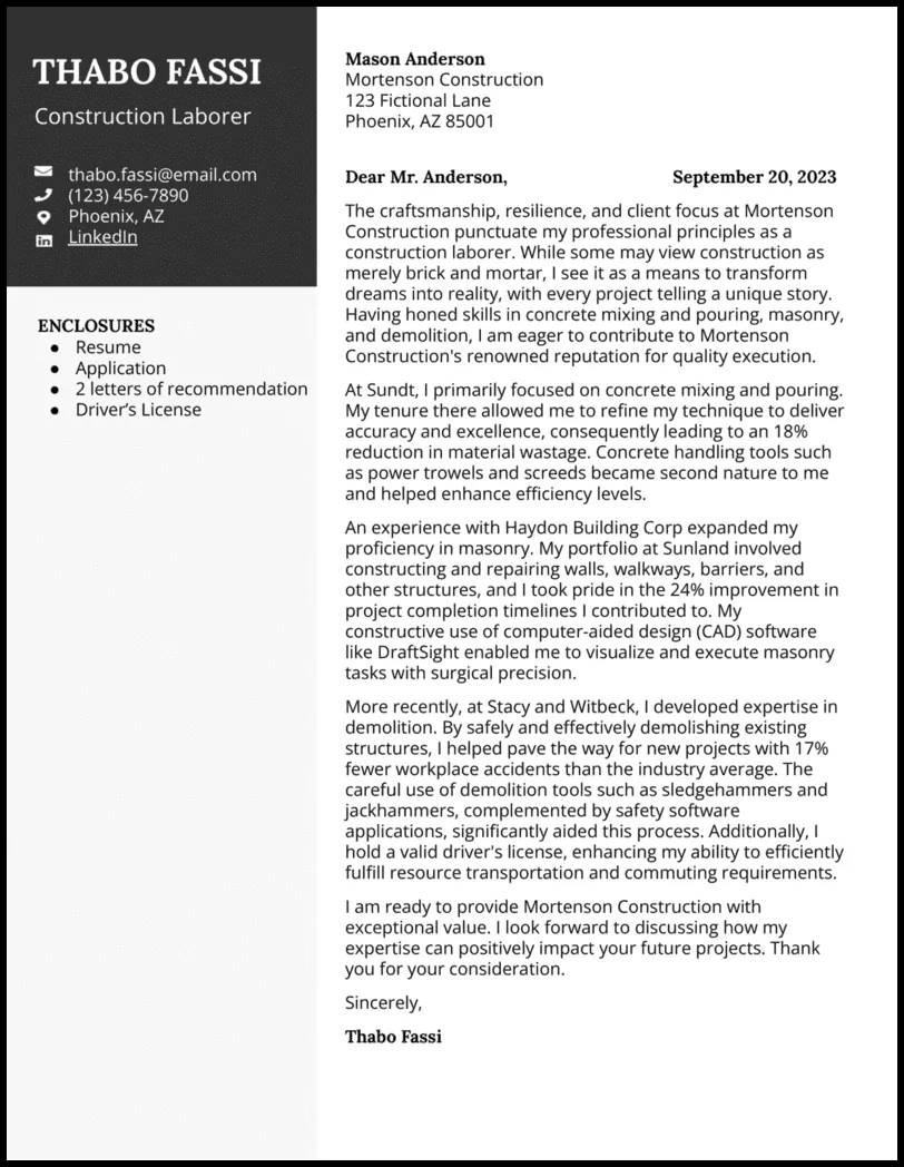 40523 cover letter components image