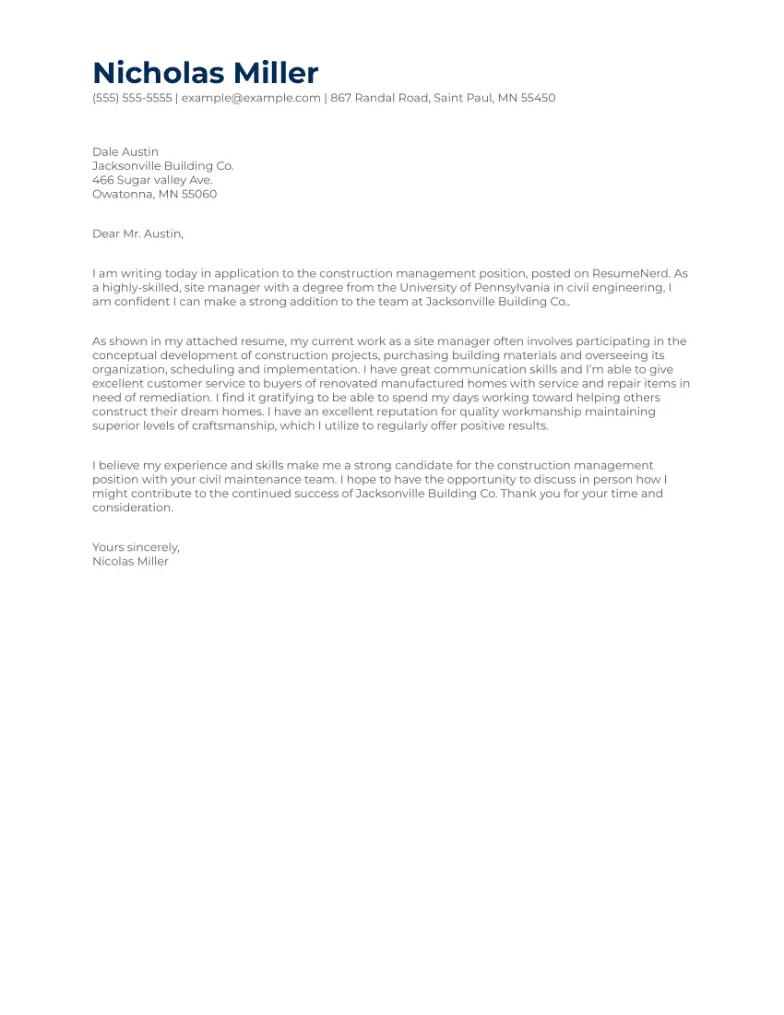 40523 cover letter purpose image