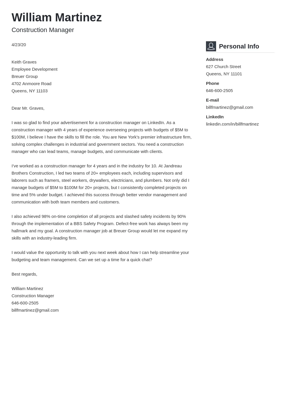 40523 executive letter example image