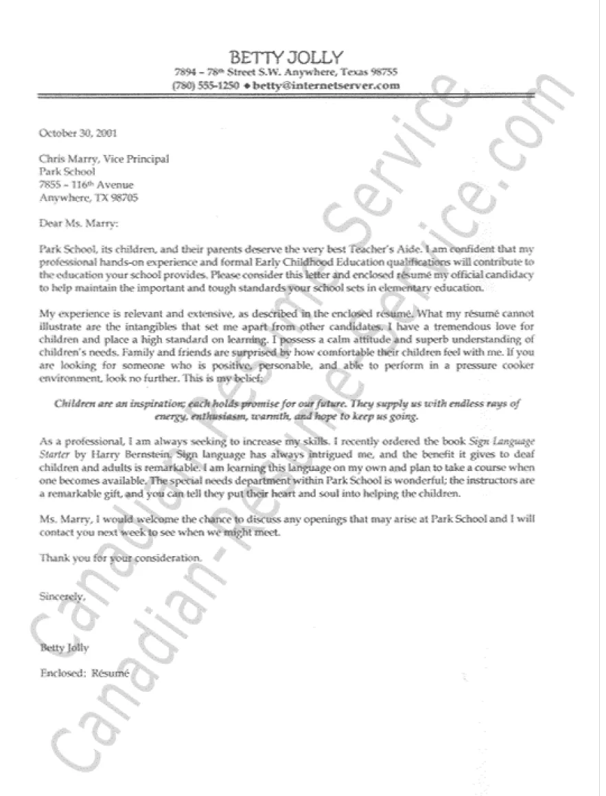 40525 teacher resume