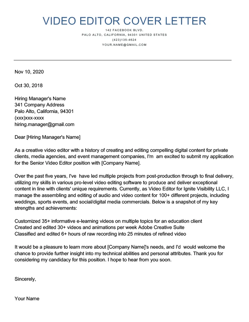 40529 cover letter acting header
