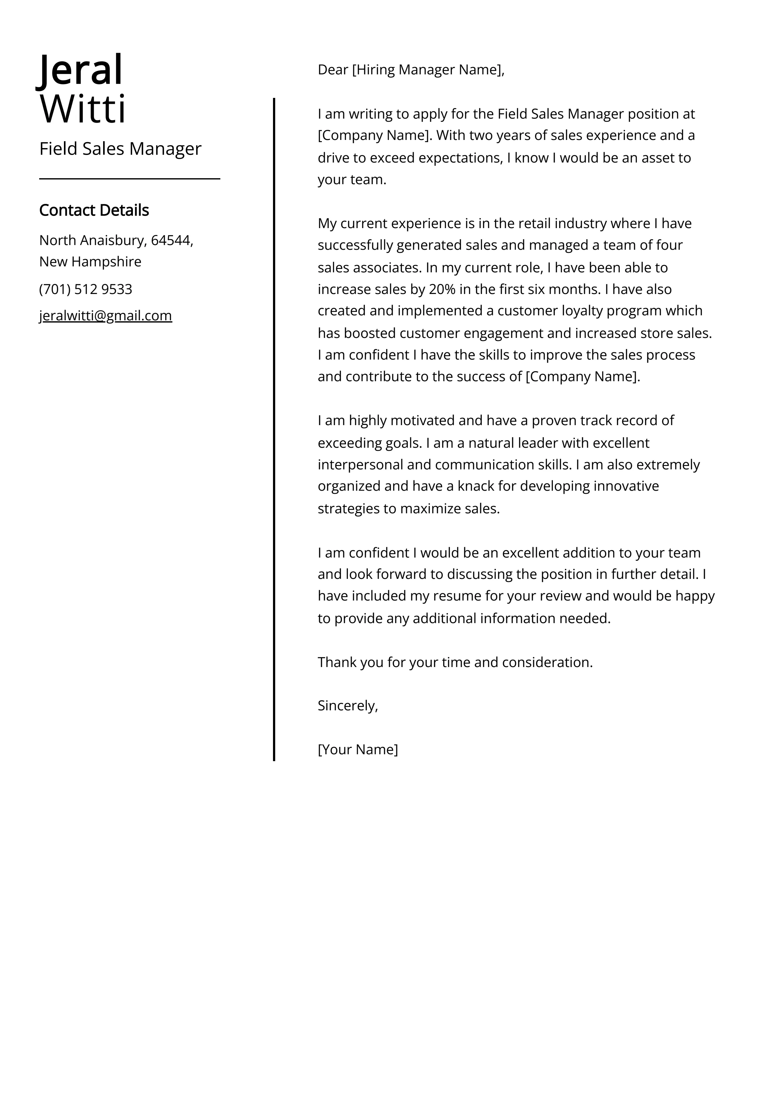 40530 cover letter formatting tips