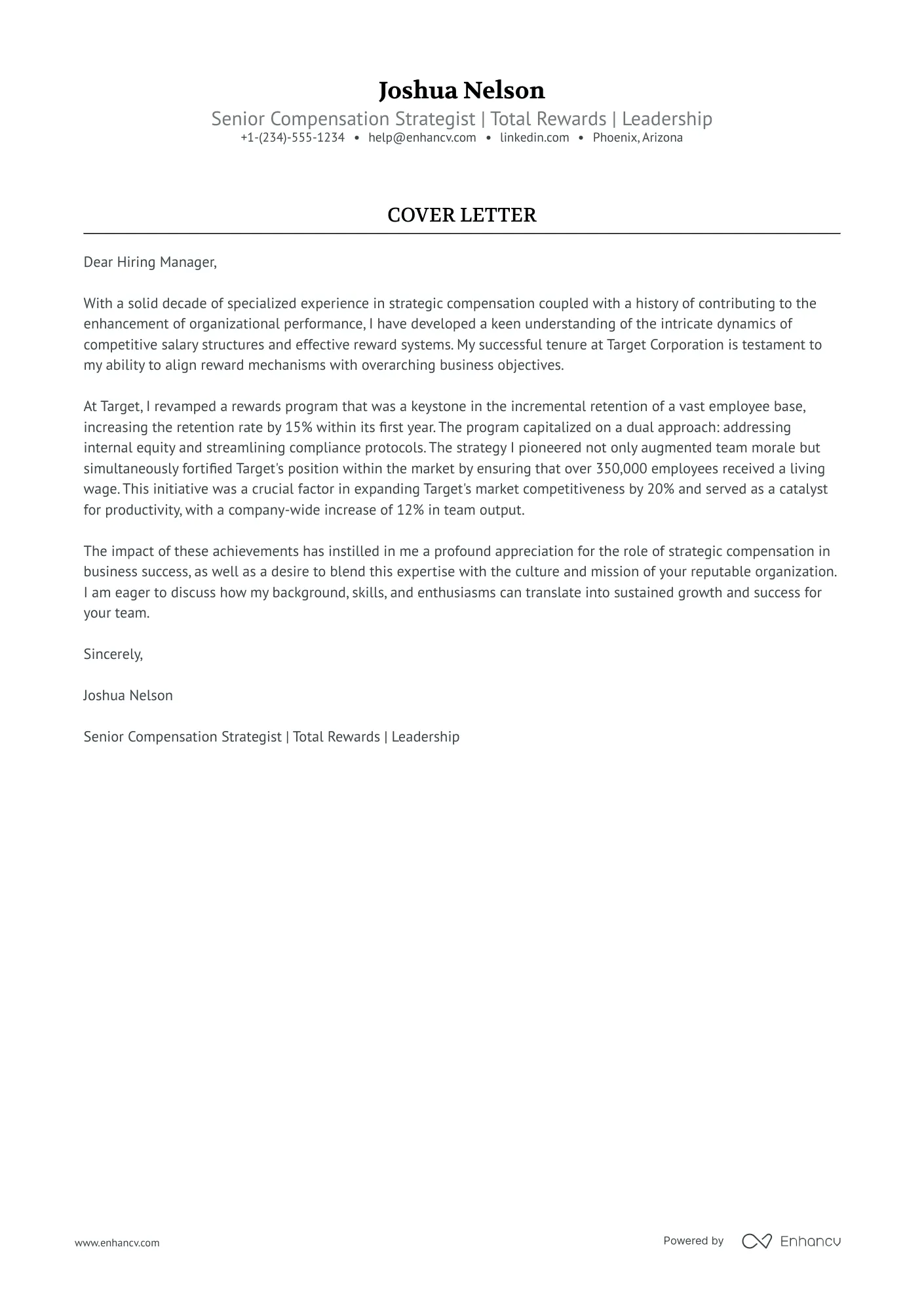 40531 director cover letter header