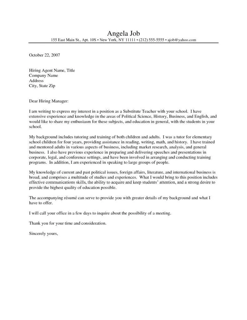 40533 teacher assistant cover letter