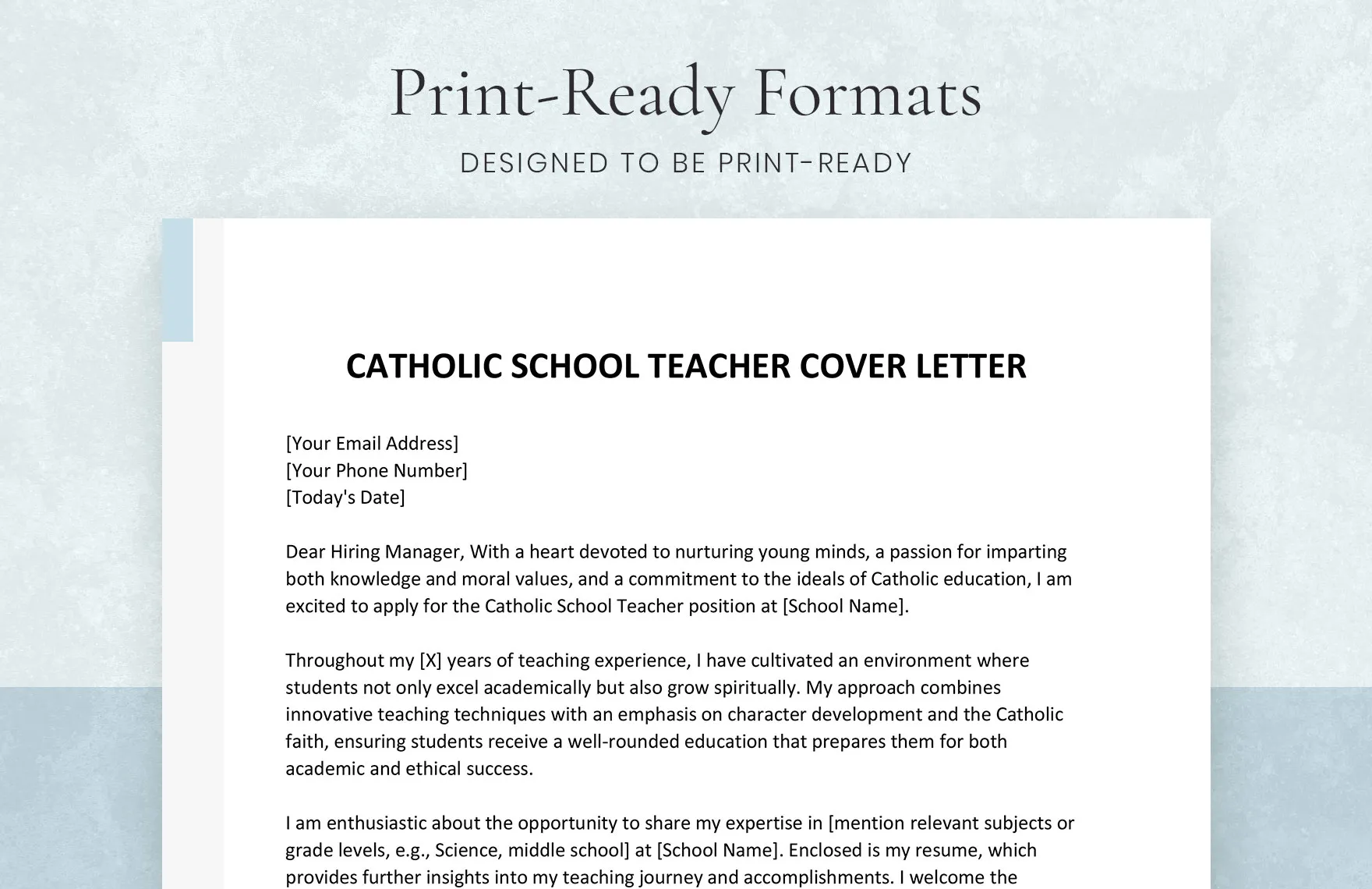 40544 teacher cover letter example