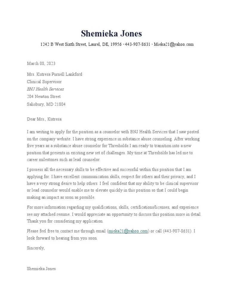 40551 call to action cover letter