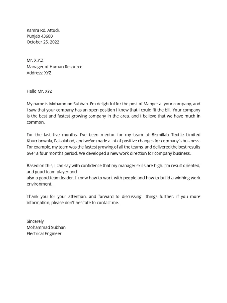 40559 cover letter writing