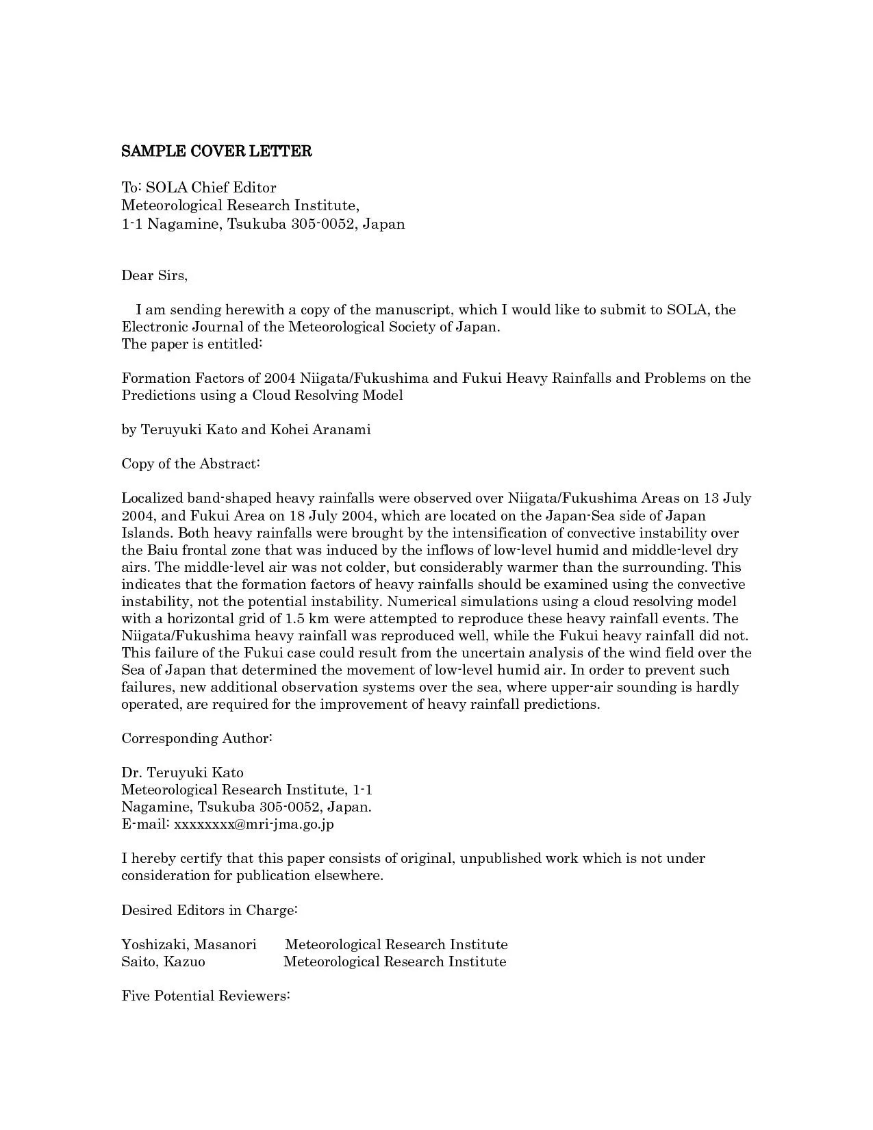 40565 cover letter writing