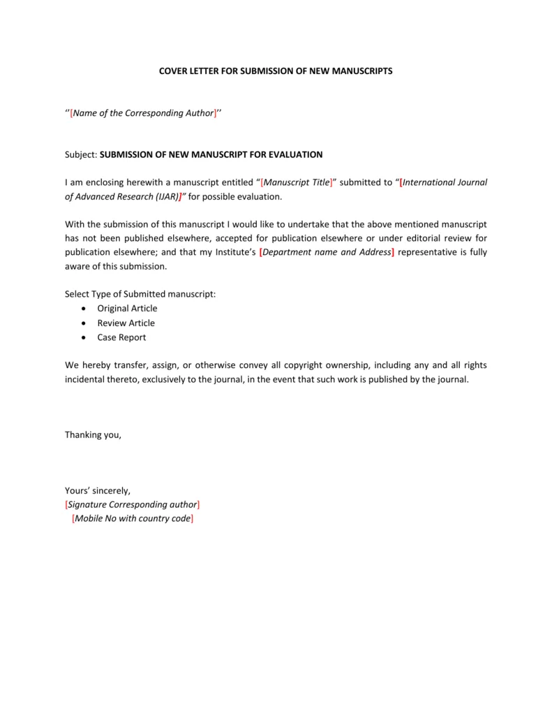 40565 journal submission process