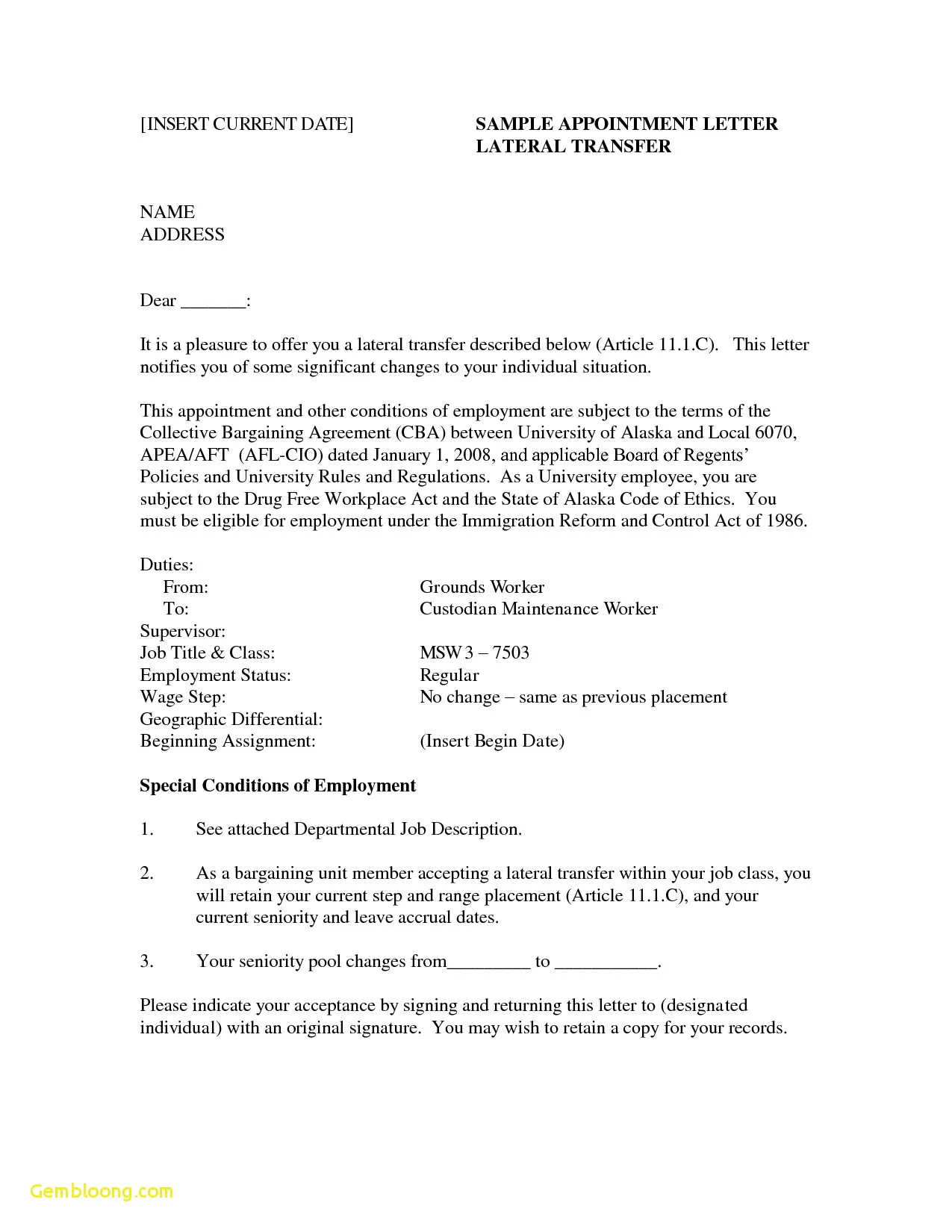 40566 cover letter formatting