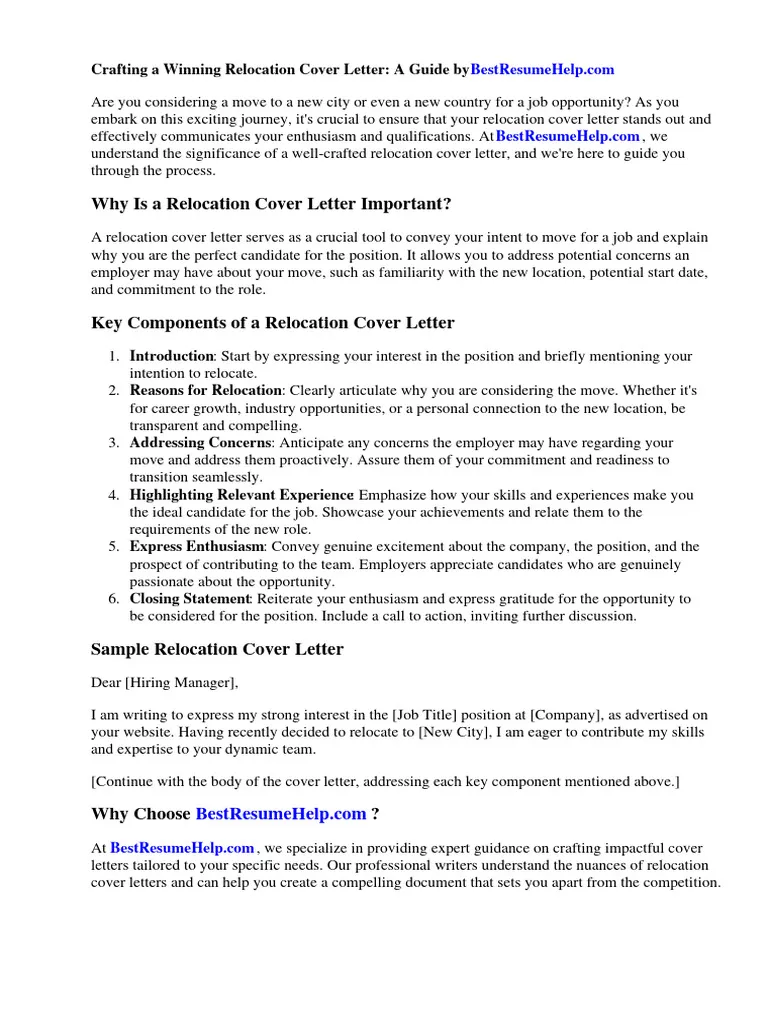 40566 relocation cover letter writing
