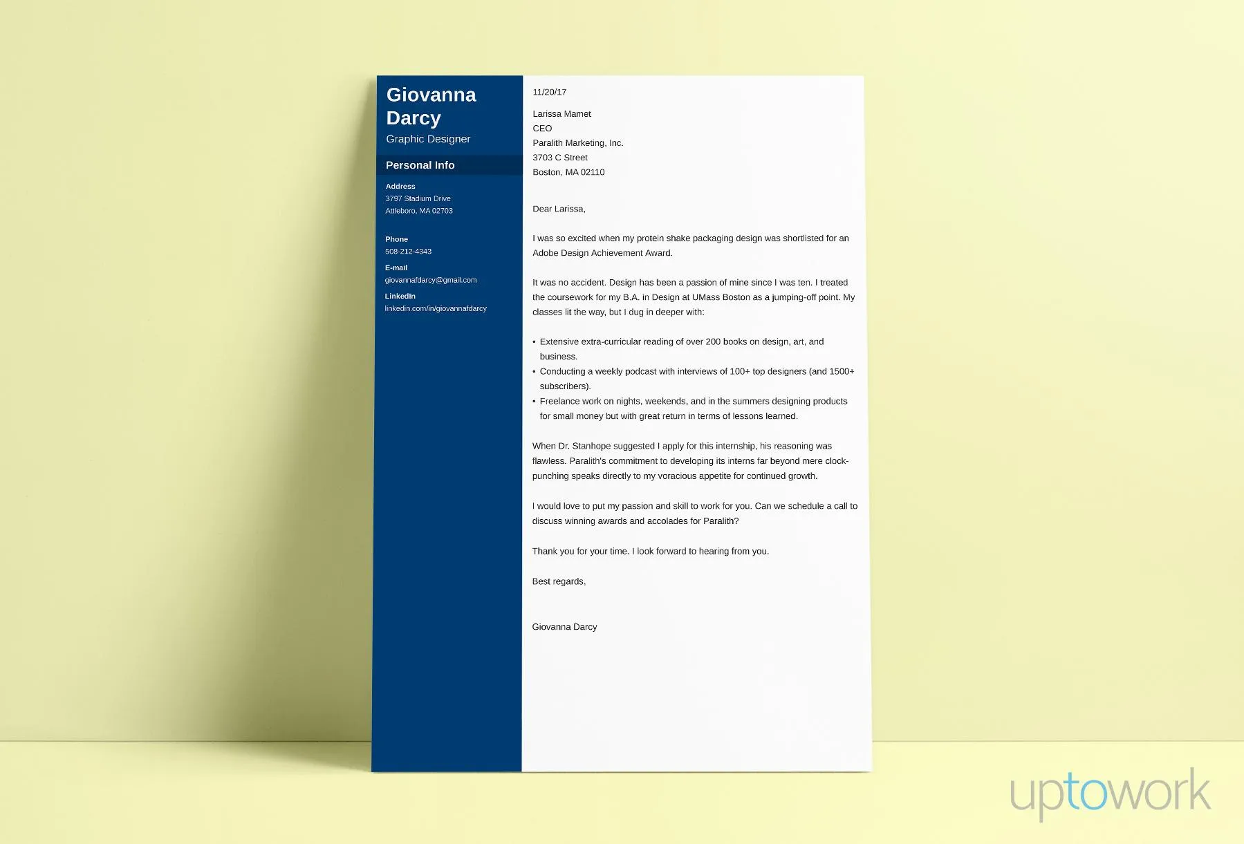 40570 proofreading cover letter