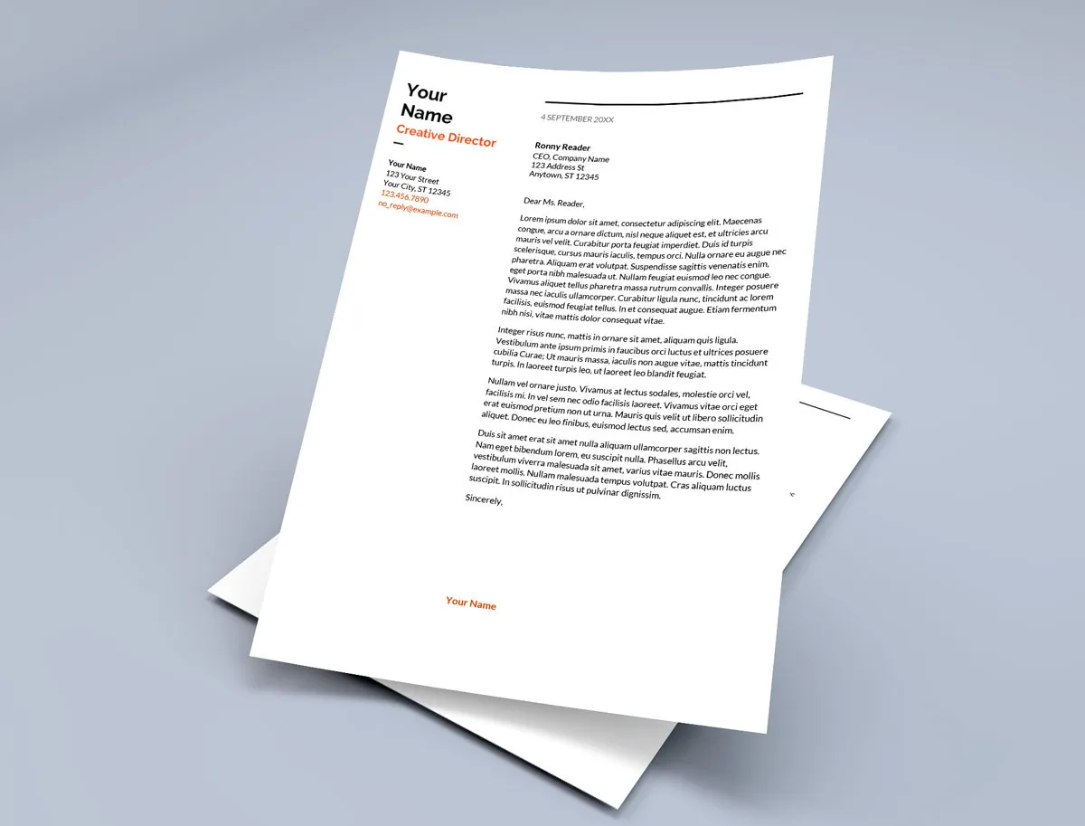 40571 modern cover letter
