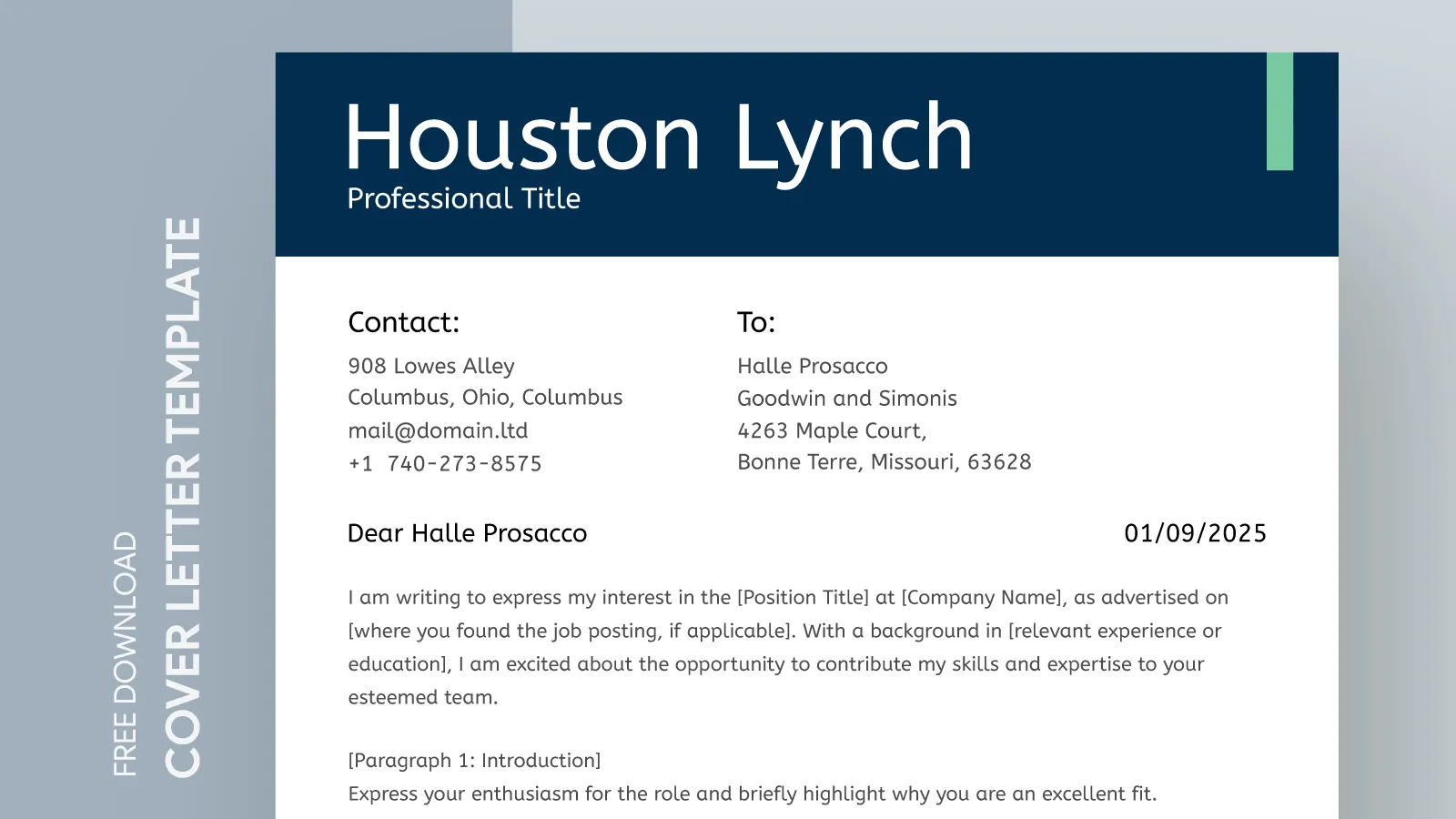 40571 simple cover letter