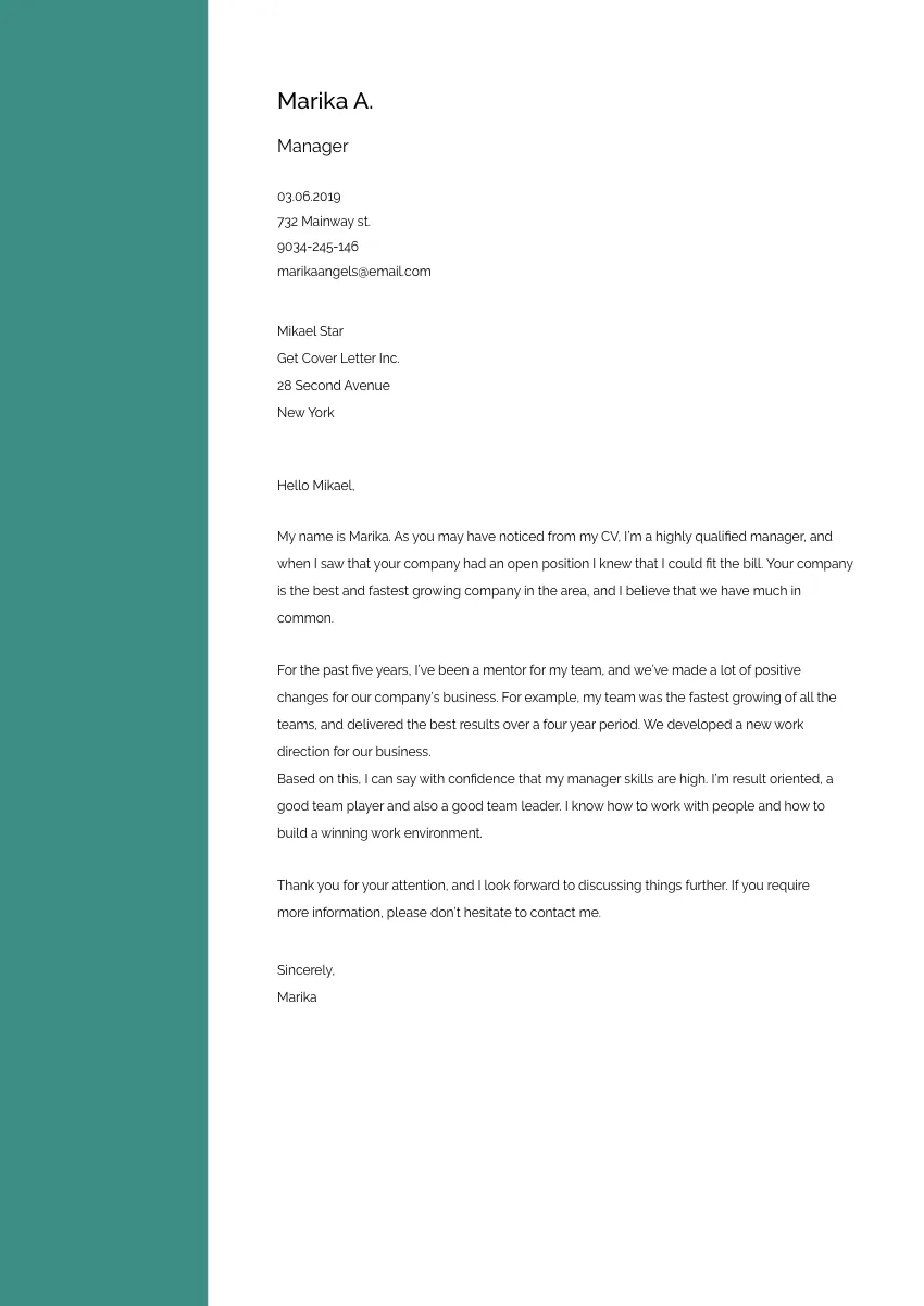 40574 proofreading cover letter