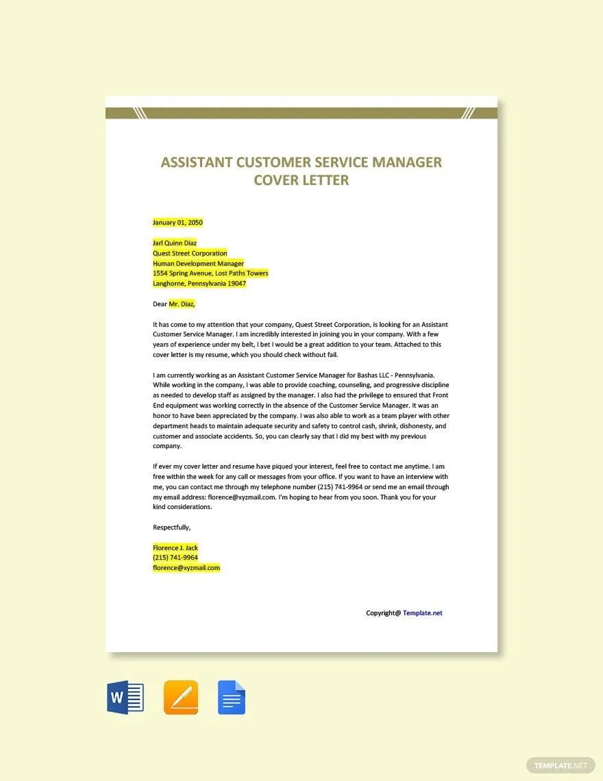 40575 tailoring cover letter
