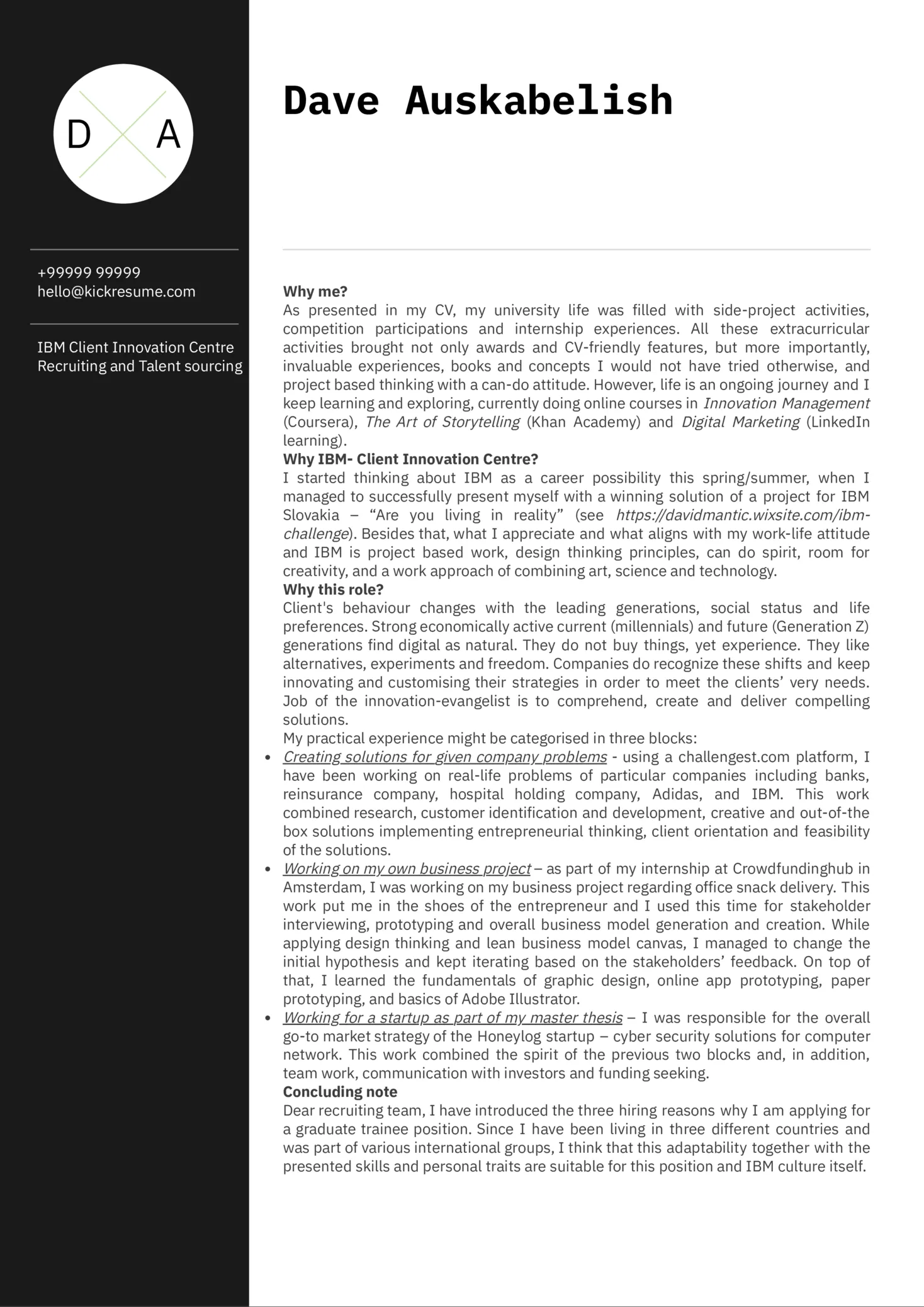 40582 cover letter too long