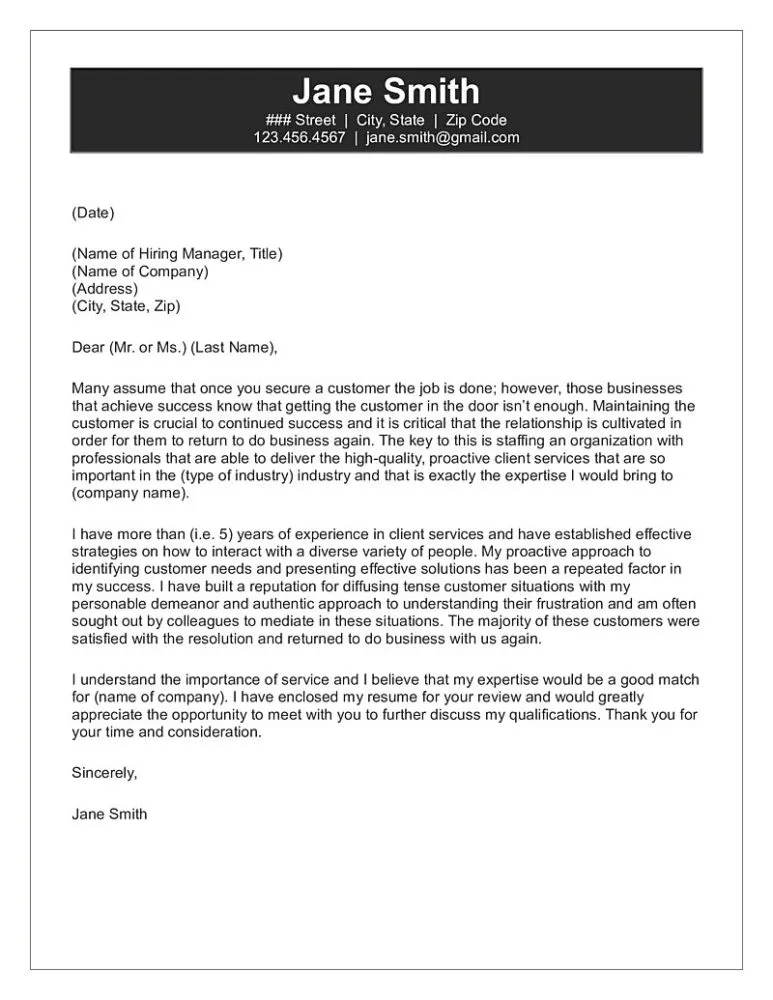 40583 problem solving cover letter