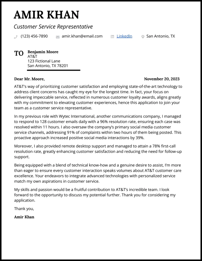 40583 results oriented cover letter