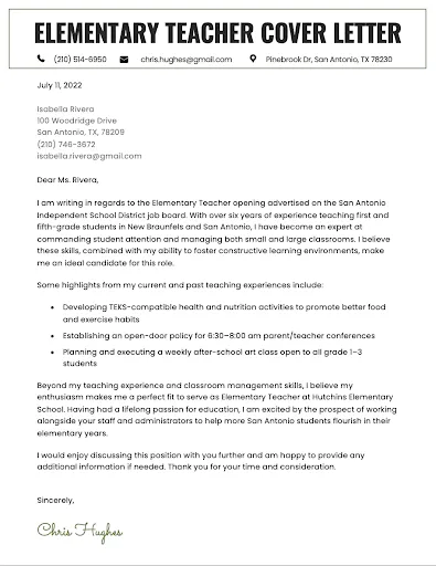 40584 cover letter template